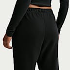 Joggers de tiro medio para mujer Nike Studio Fleece Medium Weight