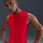 Playera de fitness ajustada sin mangas Dri-FIT para hombre Nike Pro