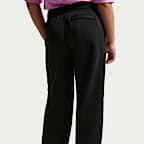 Pants holgados con dobladillo abierto para niños Nike Sportswear