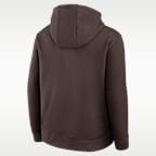 Sudadera con gorro sin cierre Nike de la MLB para hombre San Diego Padres Cooperstown Legacy