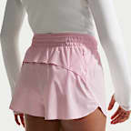 Shorts de correr Repel Dri-FIT de tiro medio de 18 cm para niña Nike MAVN