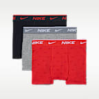 Nike Bóxer de algodón con estampado Dri-FIT Everyday (3 unidades) - Niño/a