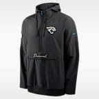 Jacksonville Jaguars Rivalries Collection Sideline Anorak Men's Nike NFL 1/2-Zip Hooded Jacket
