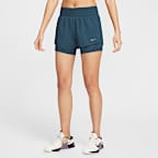 Nike Dri-FIT One Women's Mid-rise 8cm (approx.) 2-in-1 Shorts
