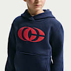 Sudadera con gorro sin cierre de tejido Fleece para niños talla grande Caitlin Clark