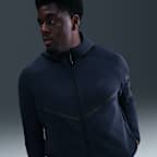 Nike Tech Windrunner herenjack van fleece met rits over de hele lengte