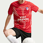 Atlético Madrid Home Men's Nike Dri-FIT Football Pre-Match Top