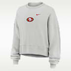 San Francisco 49ers Primetime Phoenix Women's Nike NFL Oversized Pullover Crew