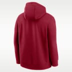 Sudadera con gorro sin cierre universitaria Nike para hombre Alabama Primetime Arched Club
