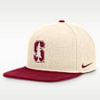 Gorra universitaria Nike Dri-FIT ajustable para hombre Stanford Campus Prep