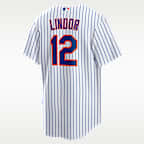 MLB New York Mets (Francisco Lindor) Men's Replica Baseball Jersey