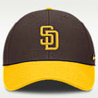 Gorra con broche a presión Nike de la MLB Evergreen para hombre San Diego Padres