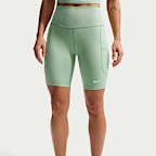 Nike One Women's High-Waisted 8" Biker Shorts with Pockets
