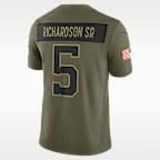 Anthony Richardson Sr. Indianapolis Colts Salute to Service Men's Nike Dri-FIT NFL Limited Jersey