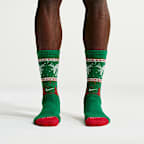 Nike Everyday Plus Cushioned Winter Wonderland Crew Socks (2 Pairs)