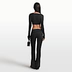 NikeSKIMS Matte Women's Long-Sleeve Wrap Top