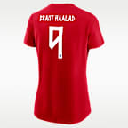 Erling Haaland Norway Women's Nike Soccer T-Shirt