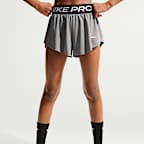 Shorts Dri-FIT 2 en 1 para niña talla grande Nike Pro