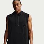 Nike N.A.C. Men's Dri-FIT Fleece Sleeveless Training Hoodie