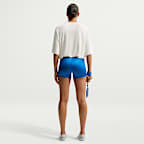NikeSKIMS gutteshorts i skinnende sateng med mellomhøyt liv (5 cm) og snøring til dame