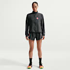 나이키 원 여성 드라이 핏 미드라이즈 3인치 브리프 라인드 러닝 쇼츠