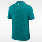 Polo Nike Dri-FIT de la MLB para hombre Seattle Mariners Authentic Collection Striped Victory