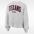 Houston Texans Primetime Phoenix Women's Nike NFL Oversized Pullover Crew