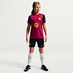F.C. Barcelona Strike Older Kids' Nike Football Dri-FIT Short-Sleeve Top