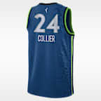 Jersey Nike de la WNBA de alero polivalente para niños talla grande de Napheesa Collier de las Minnesota Lynx de la colección Explorer Edition