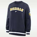 Michigan Legacy Phoenix Women's Nike College Oversized Pullover Crew