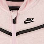 Ολόσωμη φόρμα με φερμουάρ σε όλο το μήκος Nike Sportswear Tech Fleece για βρέφη (0-9M)