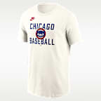 Playera Nike de la MLB para hombre Chicago Cubs Cooperstown ’70s Inspired