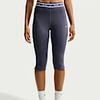 Damskie legginsy typu capri z wysokim stanem Nike Sportswear Chill Jersey