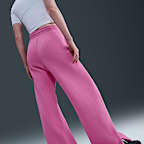 Pants de tiro alto de pierna amplia para mujer Nike Sportswear Phoenix Fleece