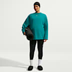 Nike (M) Studio Fleece Sport Women's Dri-FIT Oversized Crew-Neck Sweatshirt (Maternity)