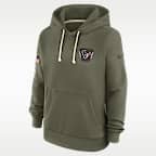 Houston Texans Salute to Service Sideline Women's Nike Dri-FIT NFL Pullover Hoodie