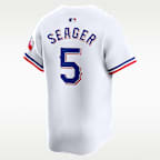Jersey de la MLB Limited Dri-FIT ADV Nike para hombre Corey Seager Texas Rangers