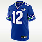 12s Seattle Seahawks 50th Anniversary Men's Nike NFL Game Jersey