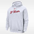 Sudadera con gorro sin cierre Nike Basketball Club para hombre Houston Rockets City Edition