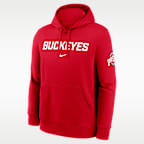 Ohio State Club 2-Hit Nickname Men's Nike College Pullover Hoodie