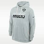Las Vegas Raiders Sideline Standard Issue Men's Nike Dri-FIT NFL Pullover Hoodie