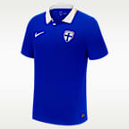 Jersey de fútbol Nike Aero-FIT Authentic para hombre Finland 2026 Match Away