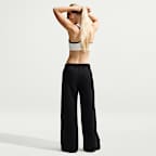 Nike Studio Fleece Medium Weight Women's Mid-Rise Wide-Leg Pants