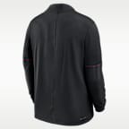 Georgia Sideline Men's Nike Dri-FIT College 1/2-Zip Top