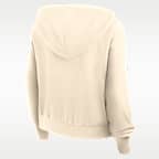 Sudadera con gorro Nike de la NFL de cierre completo para mujer New York Jets Established