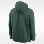 Sudadera con gorro sin cierre Nike de la NFL para hombre Green Bay Packers Club