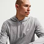 Pánská pletená mikina Nike Sportswear Club s kapucí