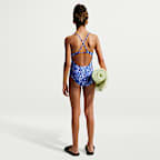 Traje de baño de 1 pieza para niña talla grande Nike Swim Hydroguard