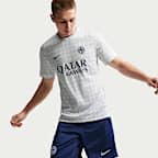 Playera de futbol Nike Dri-FIT para antes del partido para hombre del Inter de Milán