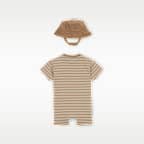 ナイキ ベビー ショートスリーブ ロンパー バケットハット付き